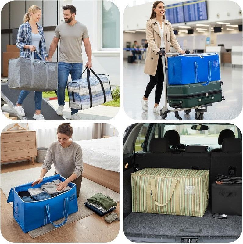 6-Pack Oversized Moving Bags with Reinforced Handles, Heavy-Duty Storage Tote fo2
