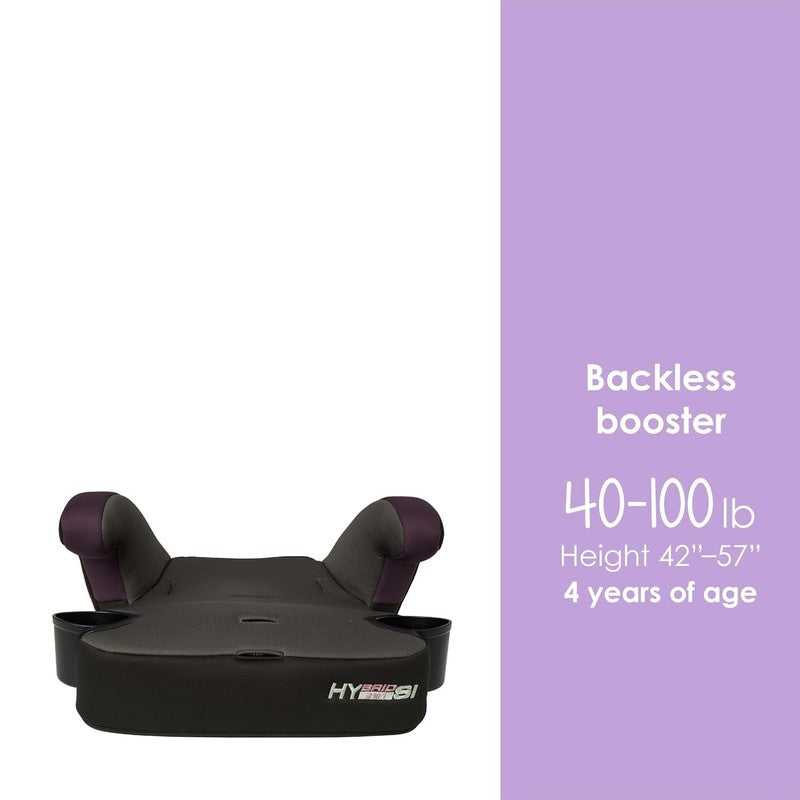 Hybrid SI 3 in 1 Combination Booster Car Seat w/ Side Impact Protection Orchid5