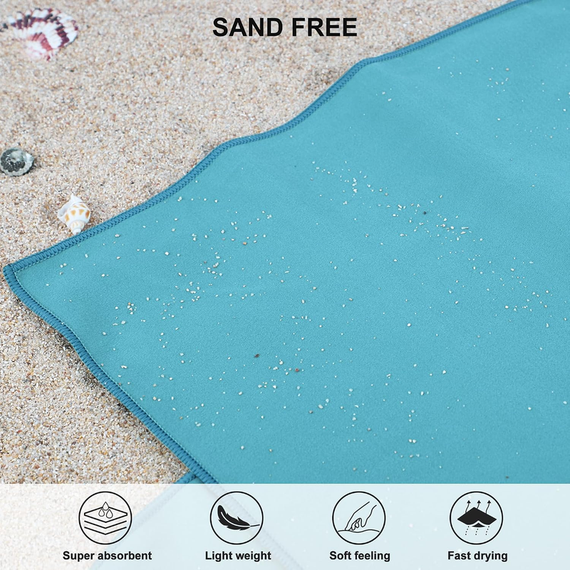 Microfiber Travel Towel Quick Dry Super Absorbent Gym Camping Beach4