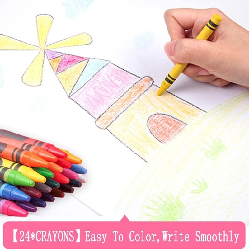 208 PCS Art Supplies, Drawing Art Kit for Kids Adults Art Set with Double Sided 2