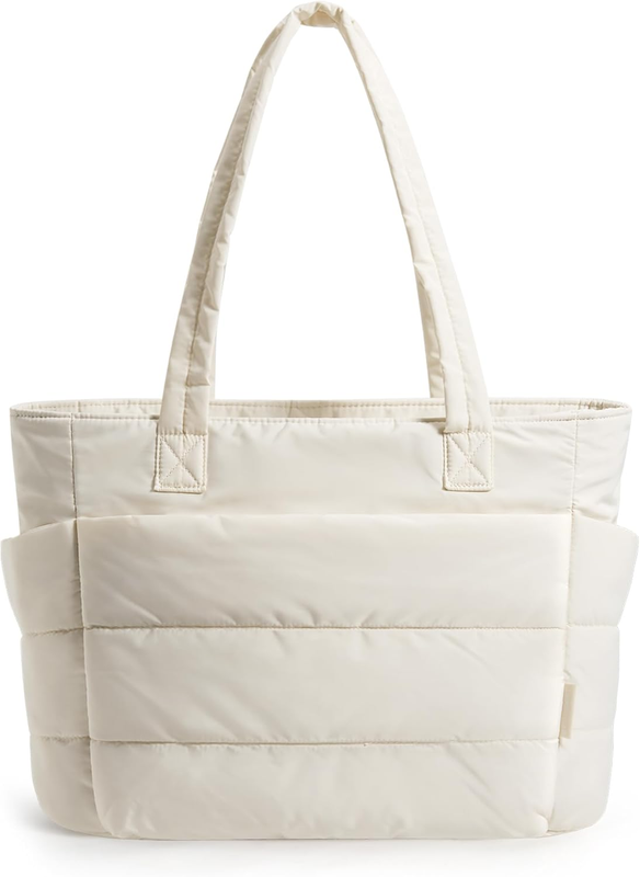 Women's Lightweight Puffy Tote Bag Shoulder Handbag Travel Work Gym11