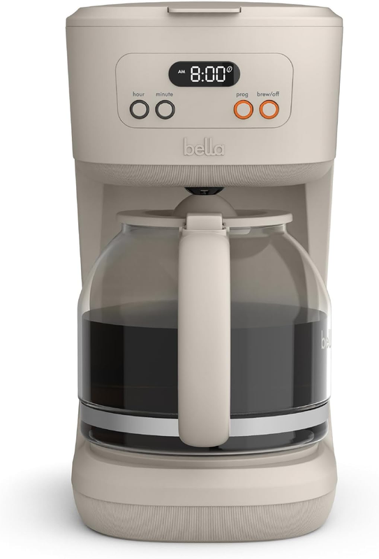 12 Cup Programmable Coffee Maker LCD Auto Shutoff 900W Oatmilk9