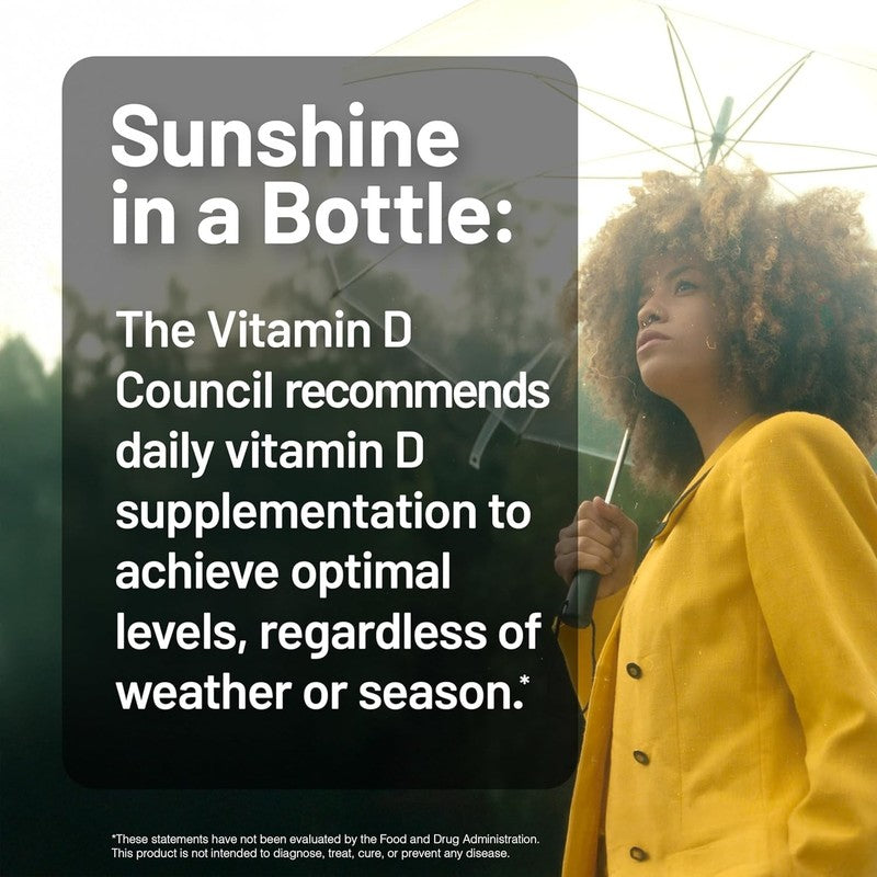 Vitamin D3 5000IU - 1 Year Supply for Immunity & Bone Health, 360 Mini Softgels7