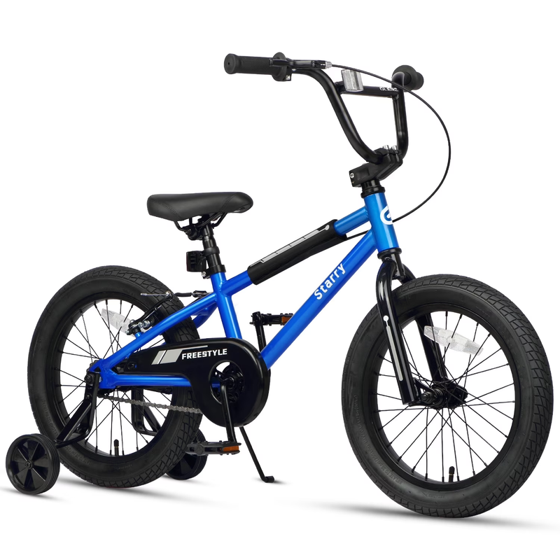 18in Kids BMX Bike w/ Training Wheels Coaster Brake Ages 6 9 Sky Blue9