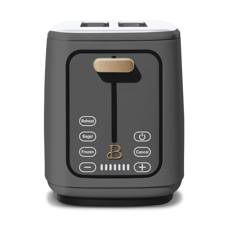 2 Slice Toaster with Touch Activated Display, Oyster Gray by Drew Barrymore0
