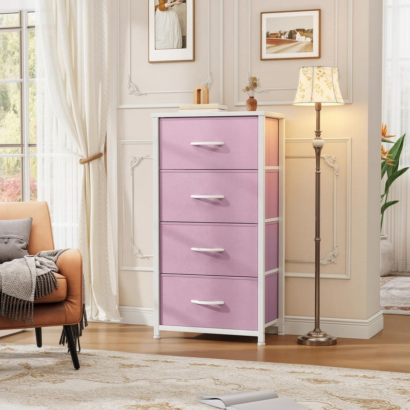 Dresser for Bedroom with 4 Drawers, Storage Drawer Organizer, Wide Chest of Draw4