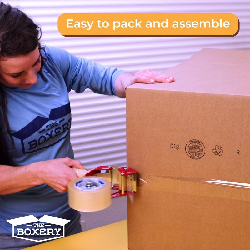 Durable 8x6x3 Brown Corrugated Shipping Boxes   25 Pack, Eco Friendly, USA Made4