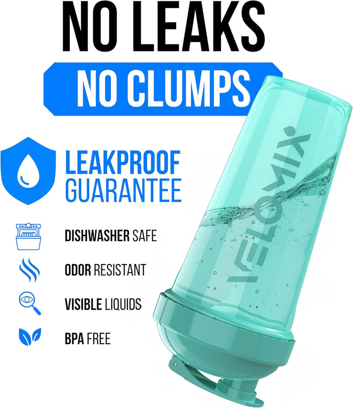 2 Pack 28oz Protein Shaker Bottles Wire Whisk Leakproof Black Turquoise2