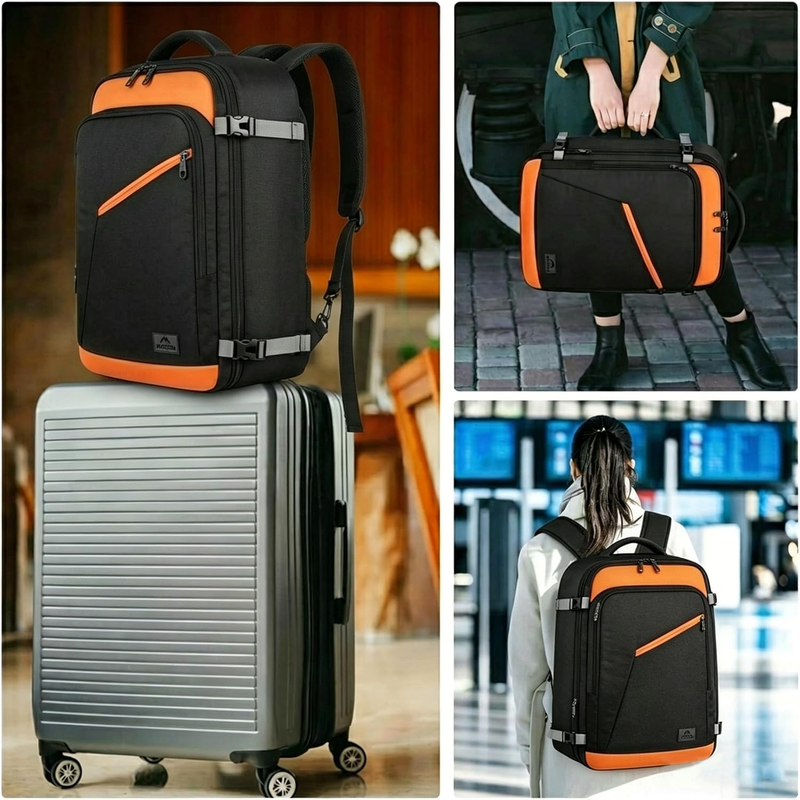 Carry On Backpack Airline Approved Expandable Travel Bag5