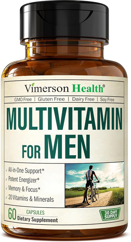 Essential Multivitamins for Men - 60 Capsules for Total Body Wellness10