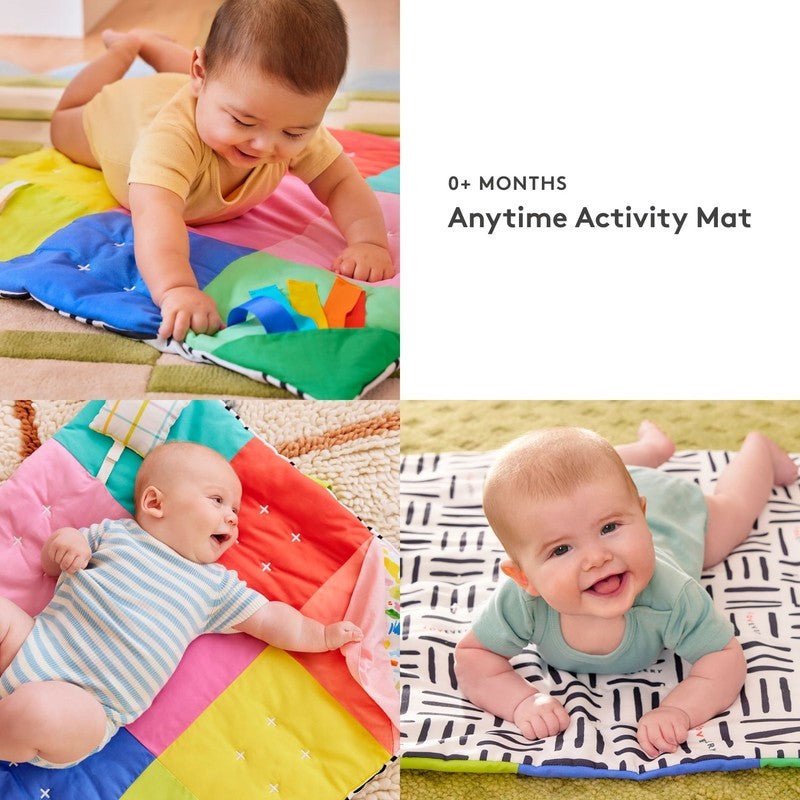 Anytime Activity Play Mat Lightweight Tummy Time Mat 0+ Months5