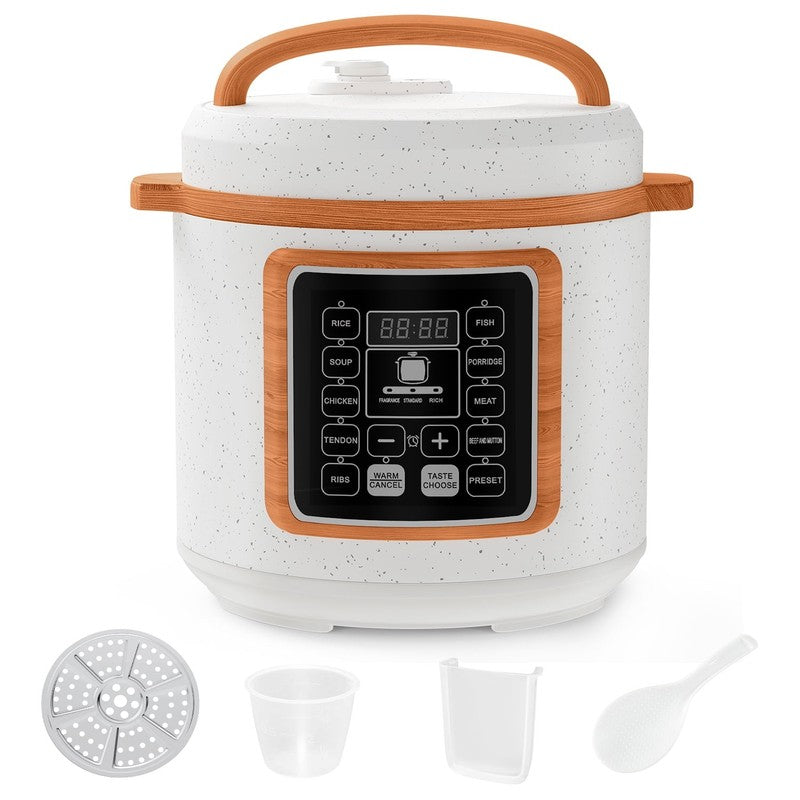 6Qt 9-In-1 Electric Pressure Cooker Stainless Steel Multi Cooker Pot1