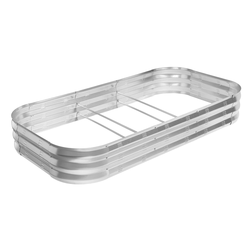 Galvanized Raised Garden Bed Kit, Large Metal Raised Garden Beds for Vegetables,8