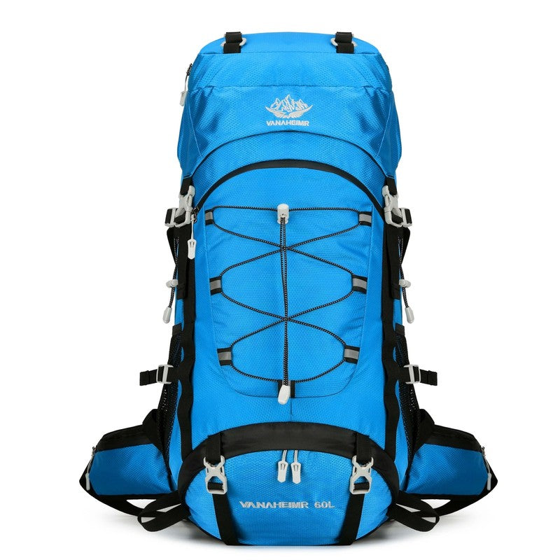 60L Travel Hiking Camping Backpack with Rain Cover, Backpack Water Resistant,Cli0