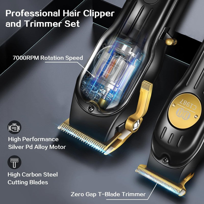 Men’s Hair Clippers & Trimmers | Cordless Professional Barber Haircut Kit2