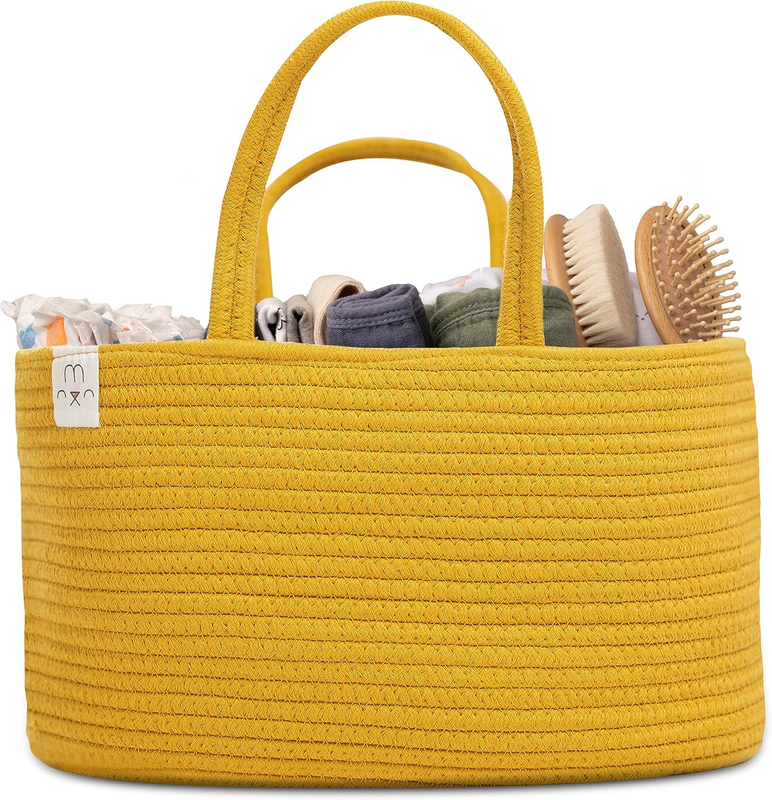 Baby Diaper Caddy Organizer Nursery Storage Basket Newborn Essentials10