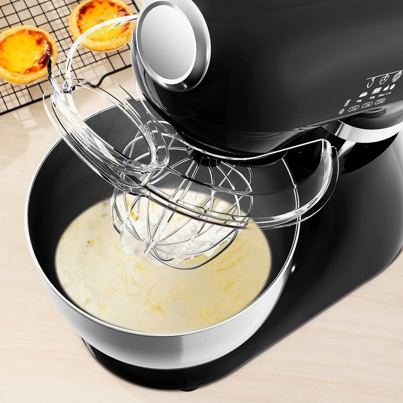 12 Speed Stand Mixer Tilt Head 5.3QT Stainless Steel Bowl Black Baking Mixer3
