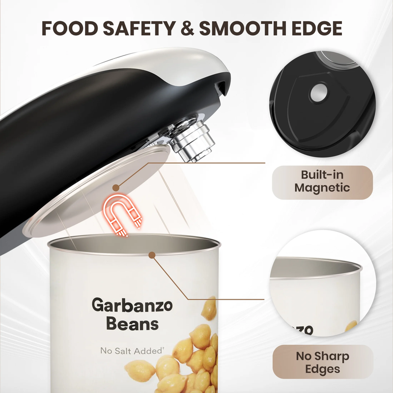 USB C Electric Can Opener Rechargeable Hands Free Smooth Edge Auto7
