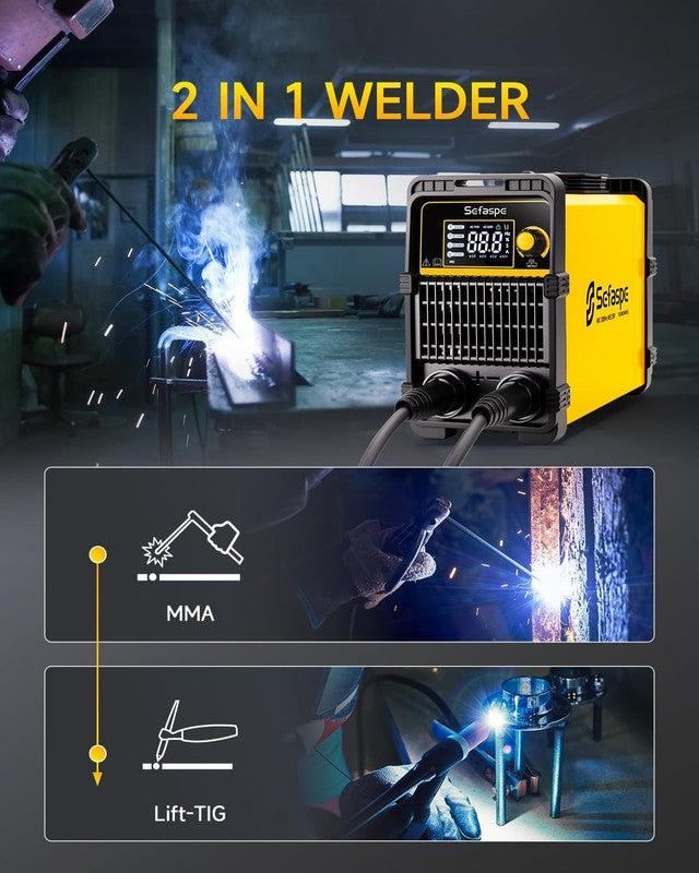 ARC 200Pro Stick Welder 200A 110V/220V IGBT Inverter LED Display1