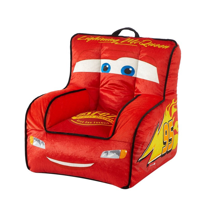 Cars 18" Toddler Square Beanbag Chair, Red2