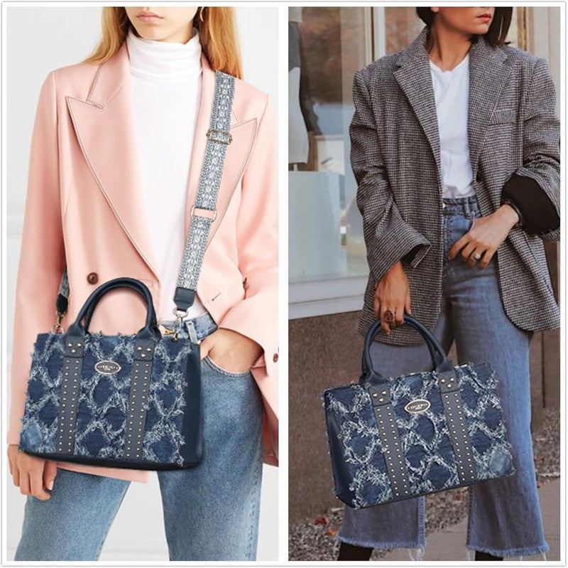 3Pc Women’s Handbag Set Tote Satchel Shoulder Top Handle Purse Wallet1