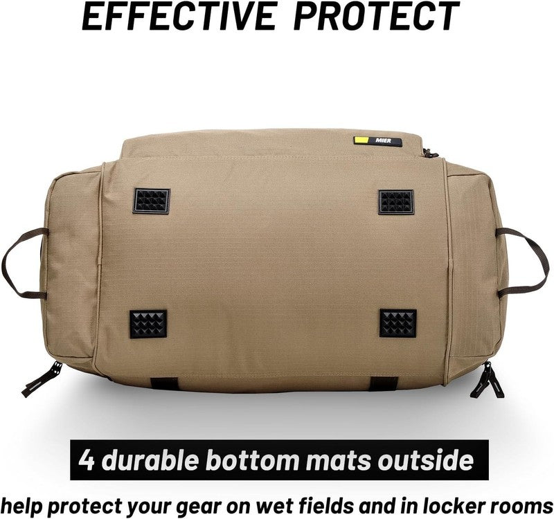 60L Large Gym Duffle Bag Shoes Compartment Lightweight Workout Travel3
