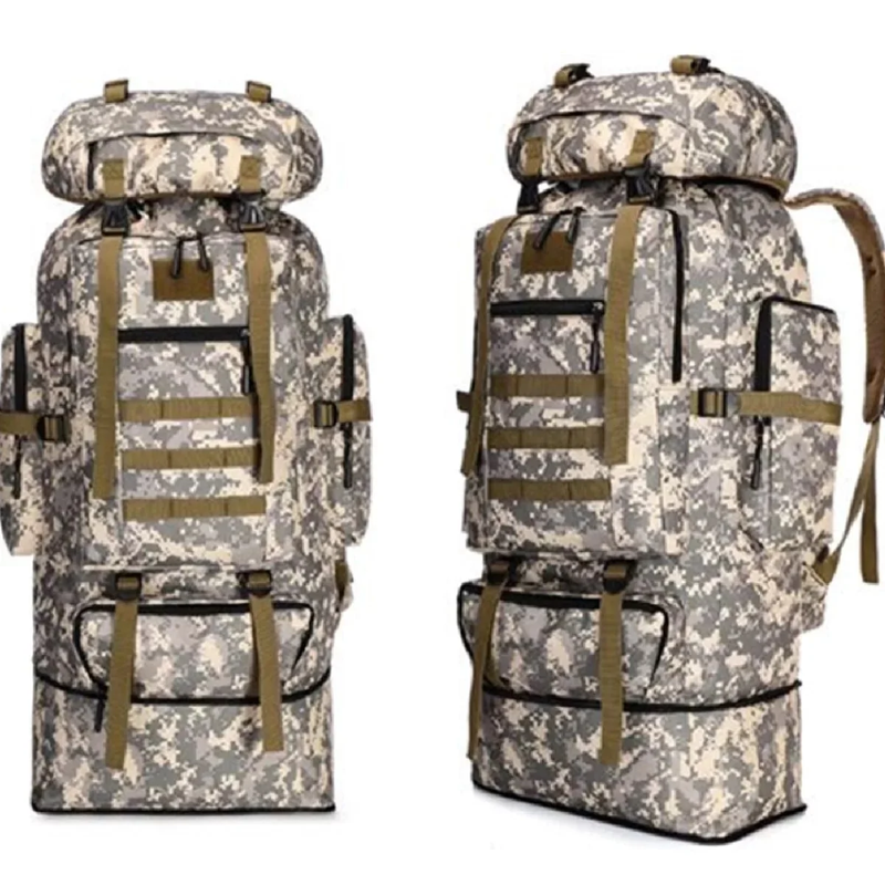 100L Waterproof Hiking Camping Backpack Heavy Duty Durable Outdoor Travel Bag0