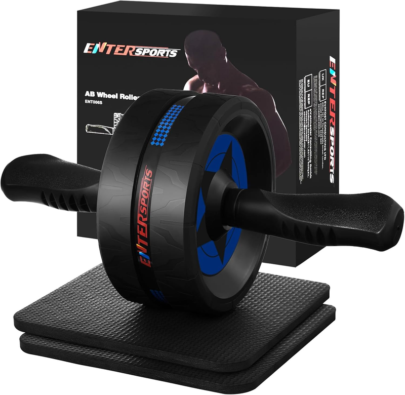 Ab Roller Wheel w/ 2 Knee Pads – Core & Ab Exercise Equipment for Home Gym7
