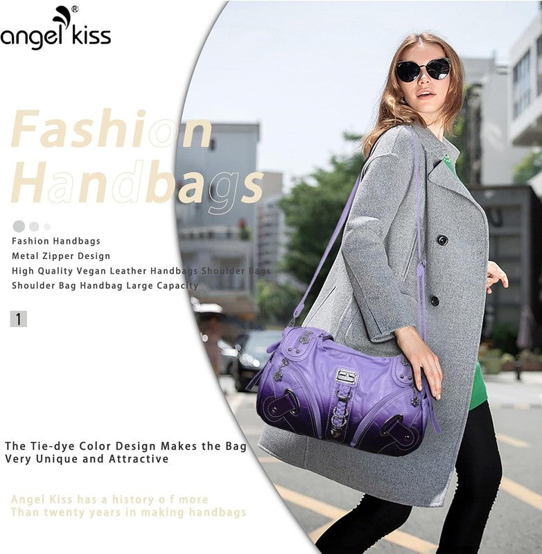 Angelkiss Women’s Large Hobo Satchel Shoulder Handbag Purse7