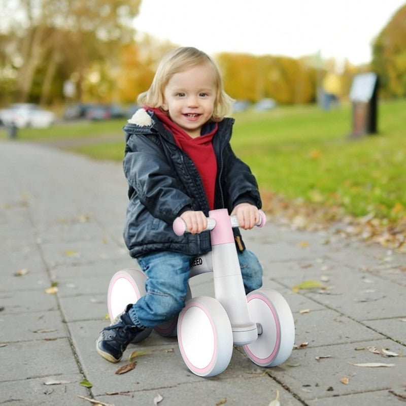 Baby Balance Bike for 1 Year Old, 4 Wheel First Bike 12 24M Birthday Gift7