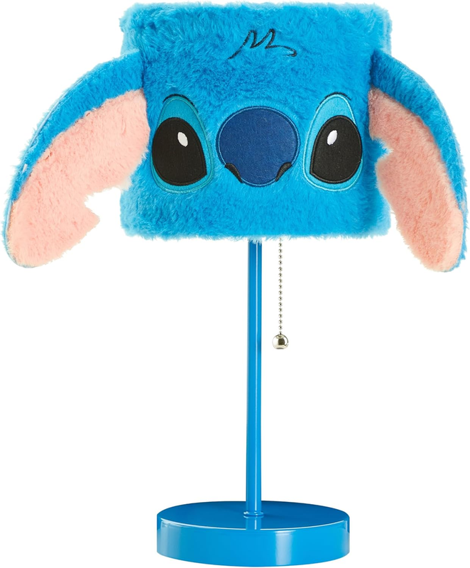 Disney Stitch Plush Table Lamp,15.5" Figural Lamp with Soft Shade & Pull Chain,K7