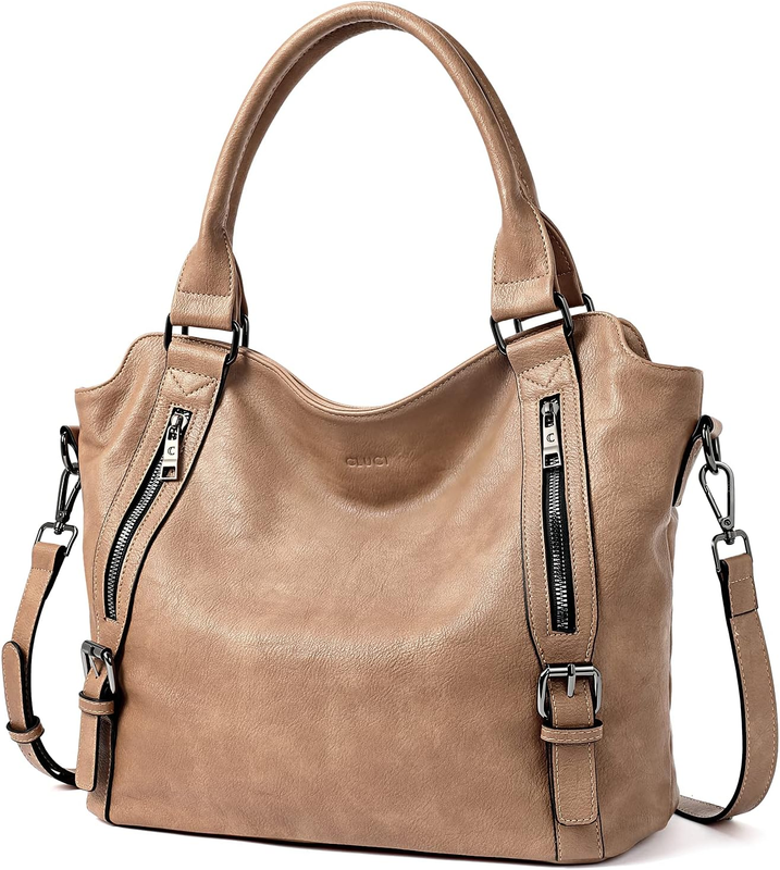 Large Women’s Hobo Bag Tote Purse w/ Multiple Pockets & Adjustable Strap10