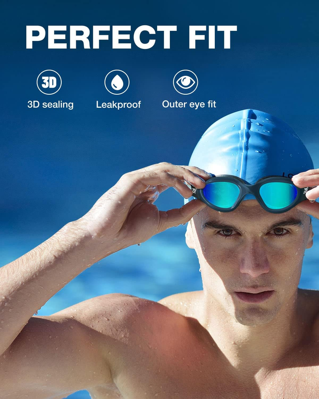Swim Goggles, Upgraded G1 Polarized Swimming Goggles Anti-Fog for Adult Unisex2