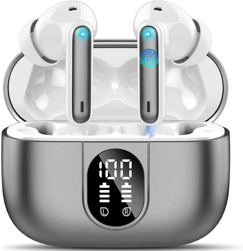 AI Translator Earbuds 164 Languages Bluetooth 5.3 Iron Gray No Sub0