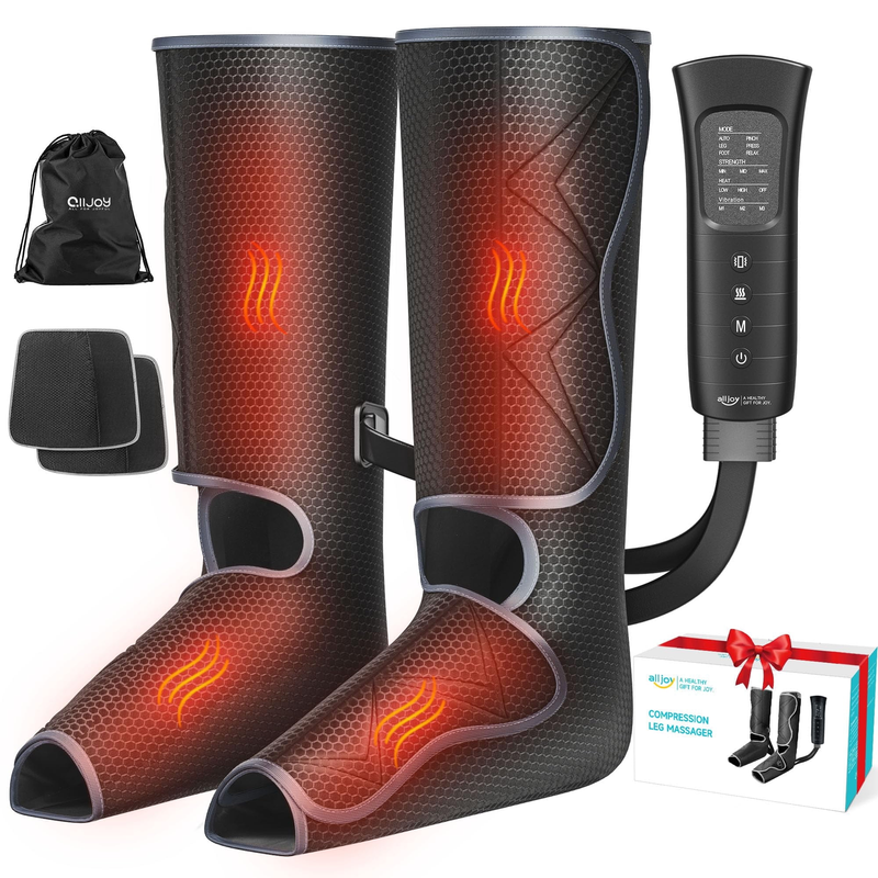 Heated Leg Compression Boots Massager Foot Calf Circulation Pain Relief9