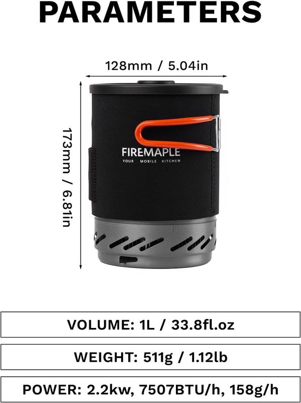 "Fixed Star 1" Backpacking and Camping Stove System | Outdoor Propane Cooking Ge5