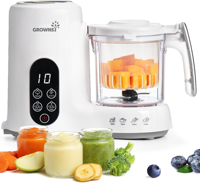Baby Food Maker Steamer Blender Grinder One-Step Auto Cooking BPA-Free10