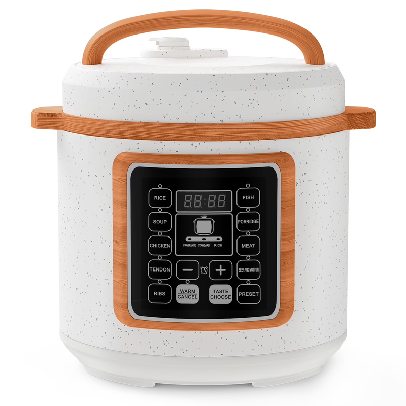 6 Quart Electric Pressure Cooker, 9-In-1 Stainless Steel Multi Cooker Pot, Rice 10