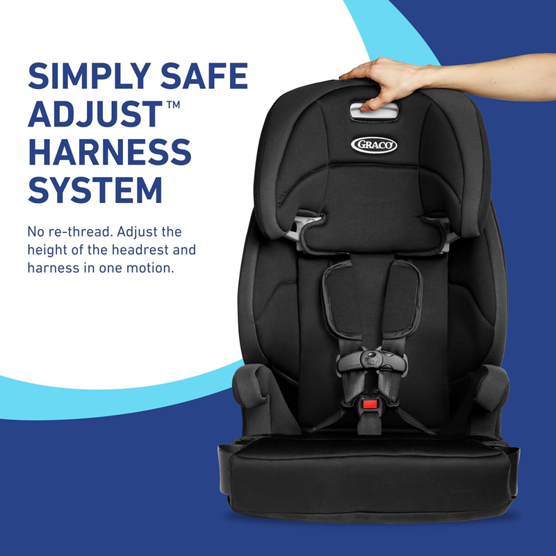 Tranzitions 3-In-1 Harness Booster Car Seat, Forward Facing Car Seat, Highback, 2