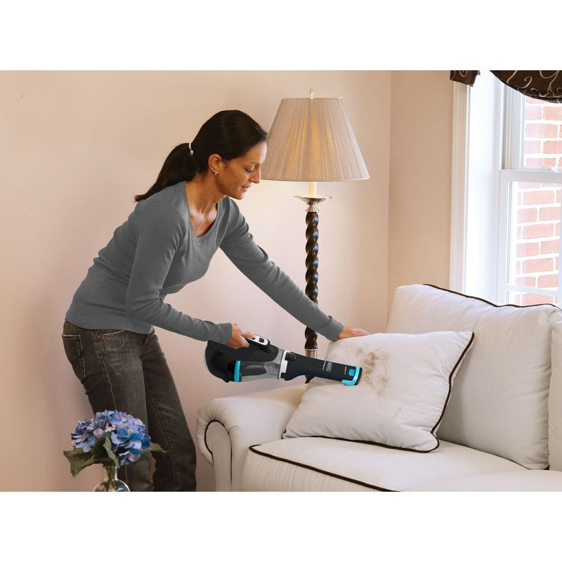 Dustbuster Cordless Handheld Vacuum Swivel Nozzle Car Pet Hair Black Blue10