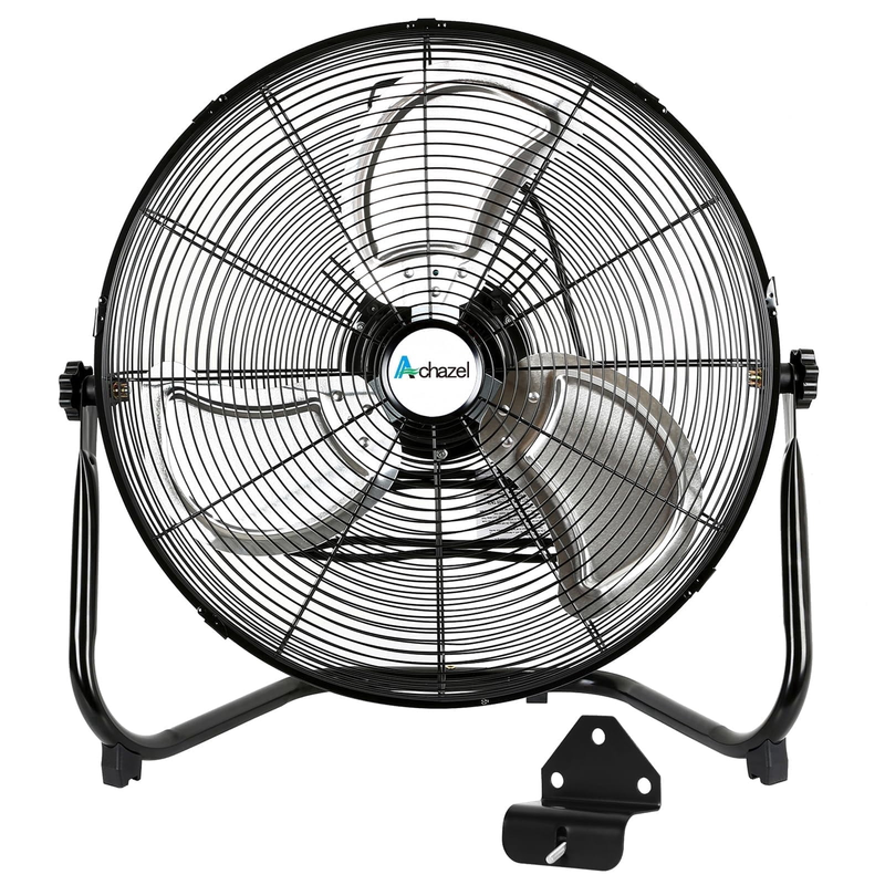 20in High Velocity Floor Fan 3 Speed 4650CFM Industrial Metal Shop Fan Wall Moun9