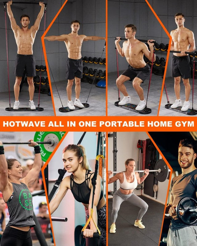 Ultimate 20-in-1 Home Fitness Kit with Push Up Board, Bands & Ab Roller3