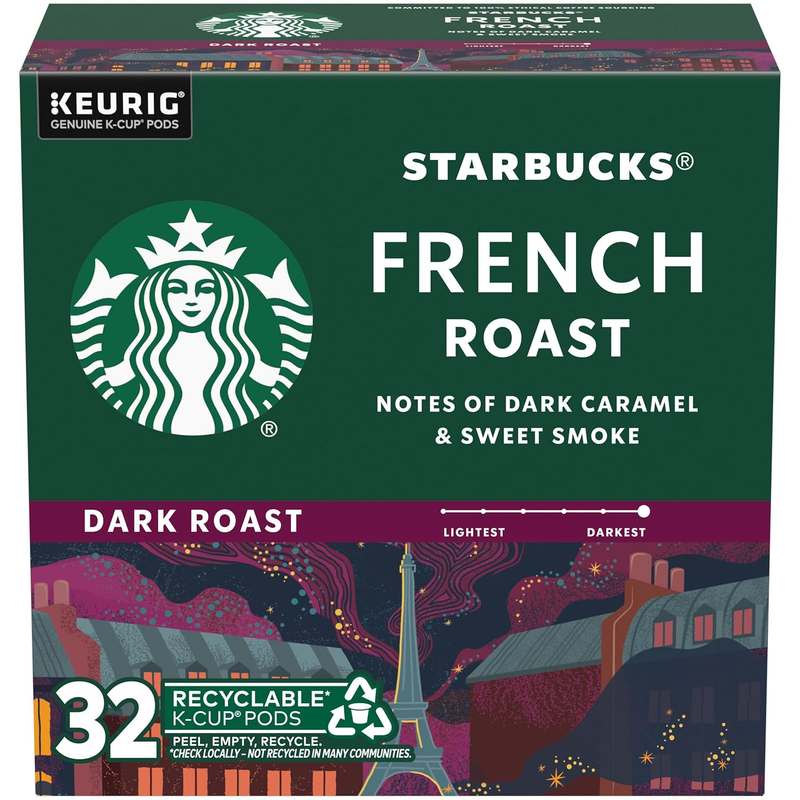Dark Roast K-Cup Coffee Pods, French Roast, 100% Arabica, 32 Pods Box7