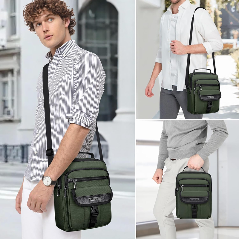 Crossbody Bags for Men Travel Shoulder Bag Lightweight Man Purse Small Casual Me1