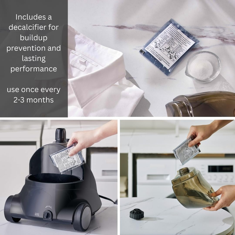 GS18 DJ Standing Garment Steamer with Roll Wheels for Easy Movement, 1.8L Water 5
