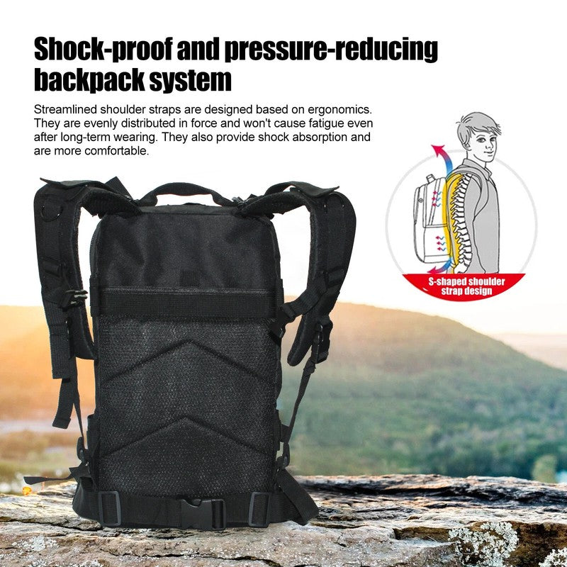 New Travel Backpack Camping Outdoor Camouflage Waterproof High Capacity Sports T2
