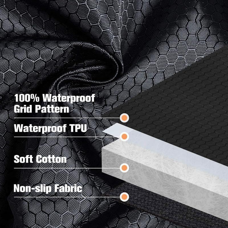 Waterproof Scratchproof Pet Bench Seat Covers for Cars, Trucks, Suvs, Nonslip Du3