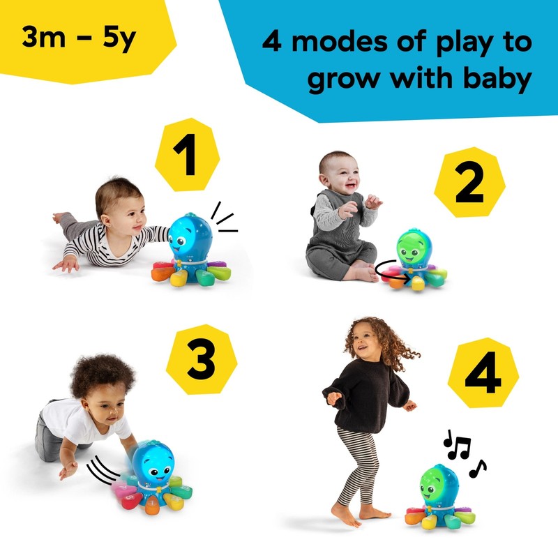 4-in-1 Ocean Explorer Baby Toy Crawl & Chase Learning Ages 3+ Months1