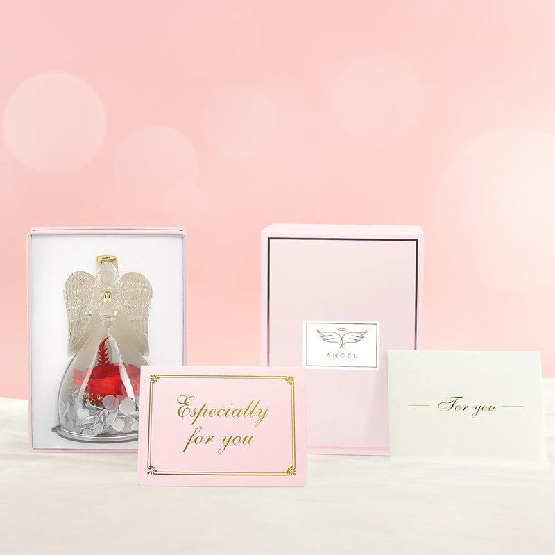 Christmas Rose Gifts for Women, Preserved Flower Birthday Gifts for Mom Grandma,7
