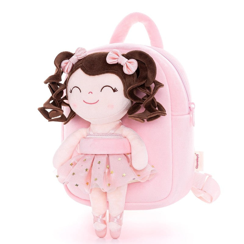13" Plush Ballerina Doll for Baby Girls – Soft Toy with Gift Box, Pink5